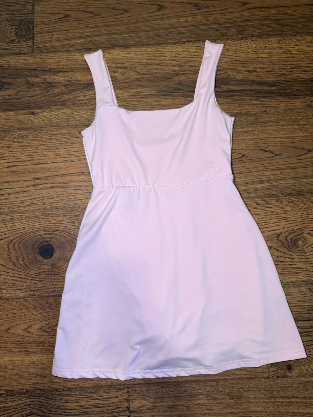 Pink golf dress with shorts